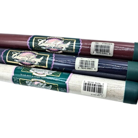 Charles Craft Classic Reserve Cross Stitch Aida Cloth Lot Of 3 14 Count 15" X 18 - Picture 6 of 11